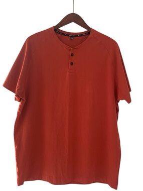 Public Rec Henley Short Sleeve T Shirt Men Size 2XL